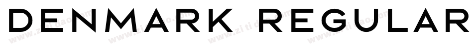 Denmark Regular字体转换